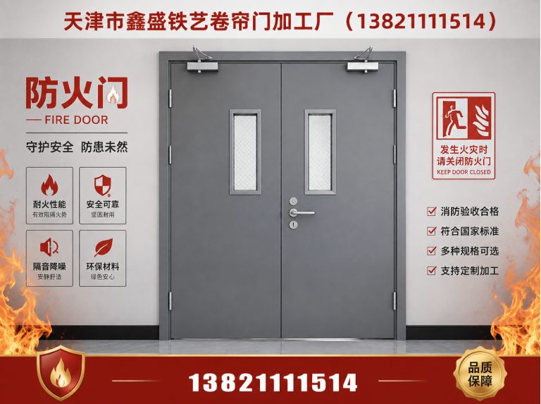 南开区天津市鑫盛铁艺卷帘门加工厂展示图
